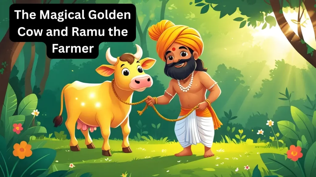 The Magical Golden Cow and Ramu the Farmer